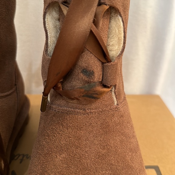 BEARPAW® Taylor Suede Tall Ribbon Boot - - Picture 4 of 8